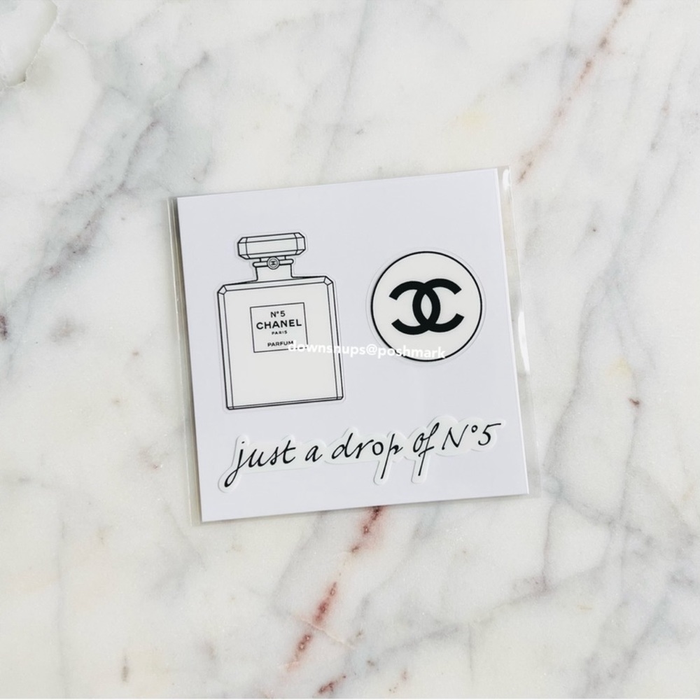 Chanel 3PC limited edition stickers